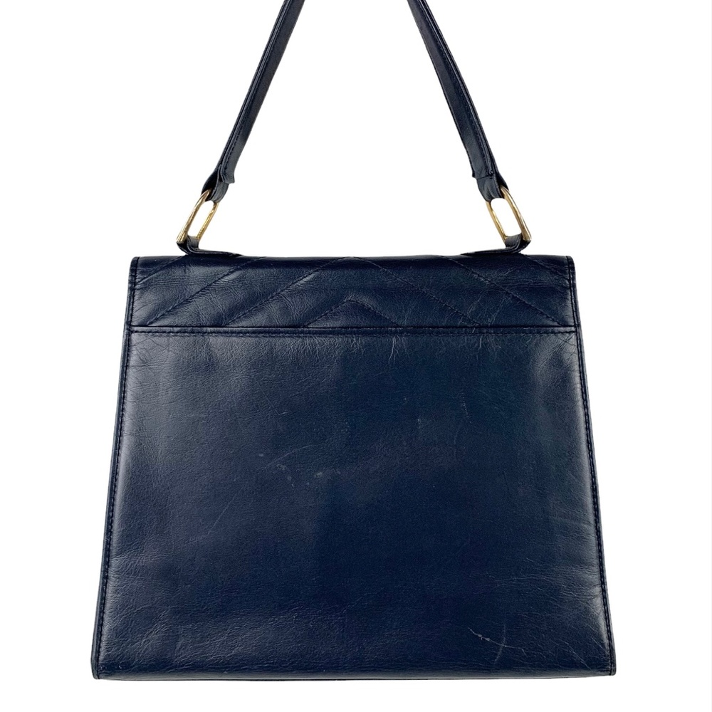 YSL Vintage Y Quilted Leather Handbag - Picture 4 of 12
